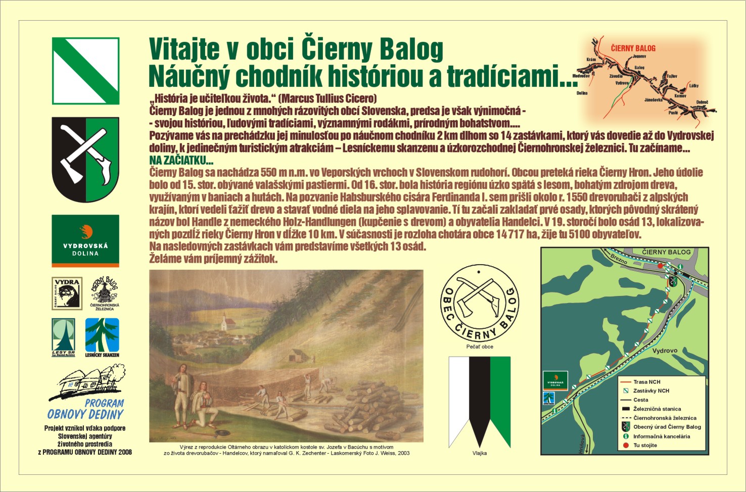 Fotogaléria História obce - náučný chodník Čierny Balog - Vydrovo (14) História obce - náučný chodník Čierny Balog - Vydrovo