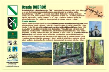 Osada Dobroč - dnes miestna časť 