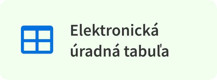 Elektronicka uradna tabula - baner